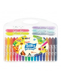 AM CSG24: Amos Silky Gel Crayon 24 Colours